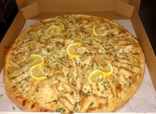 Chicken Francaise Pizza.