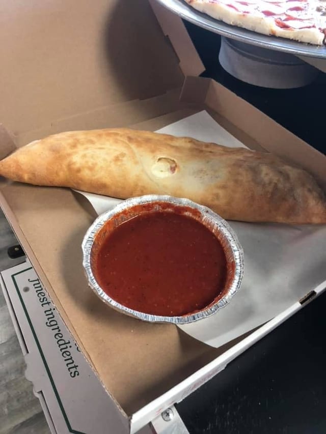 Ricotta & Mozzarella Calzone.