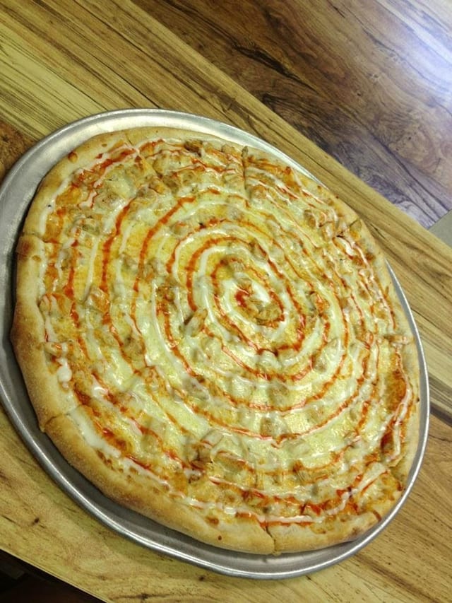 Buffalo Chicken Pizza.
