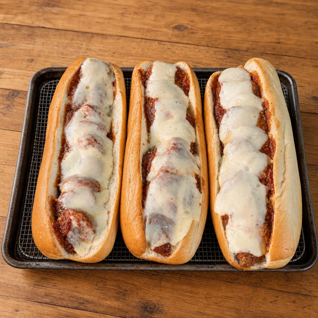 Meatball Parm Sub.