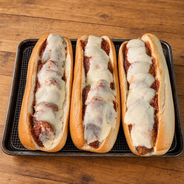 Meatball Parm Sub.