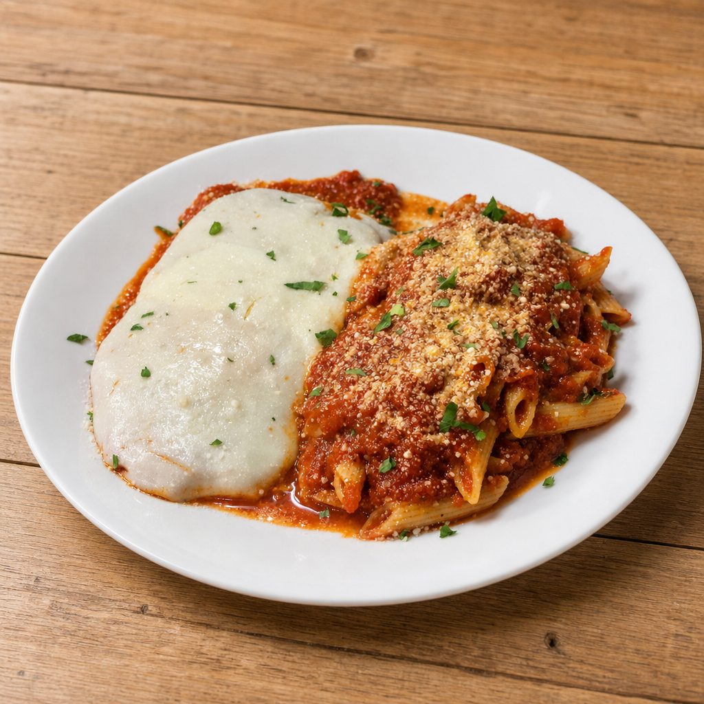 Chicken Parmigiana.