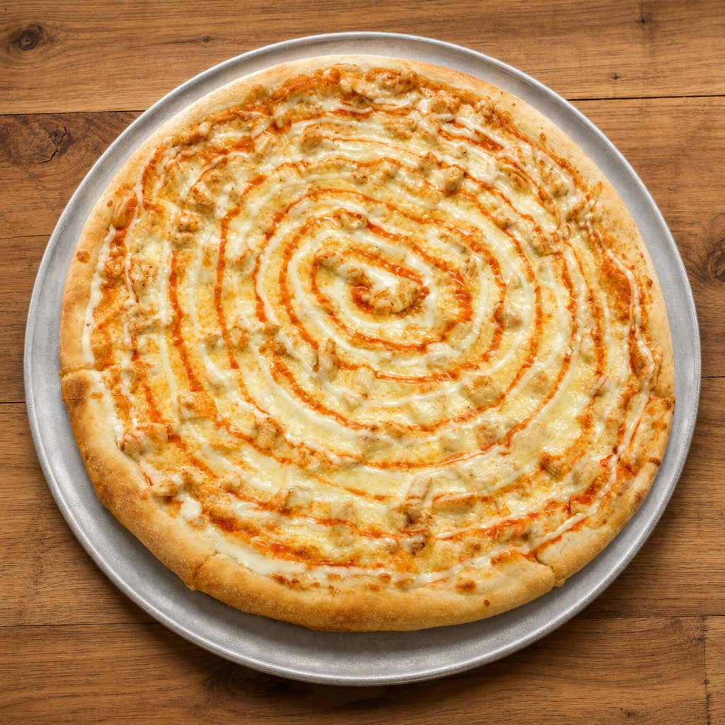 Buffalo Chicken Pizza.