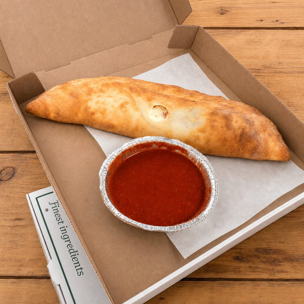 Ricotta & Mozzarella Calzone.