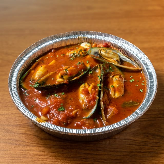 Mussels Marinara.