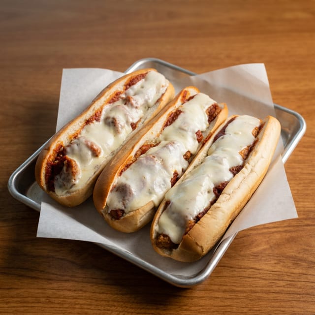 Meatball Parm Sub.