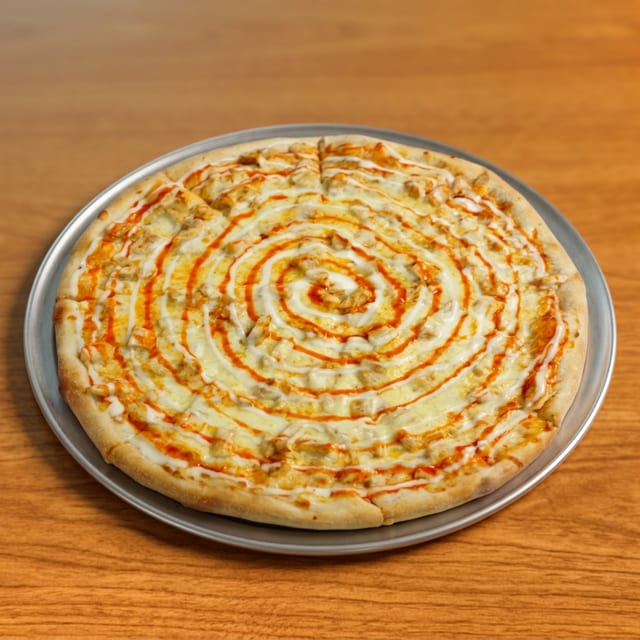 Chicken Parmigiana Pizza.