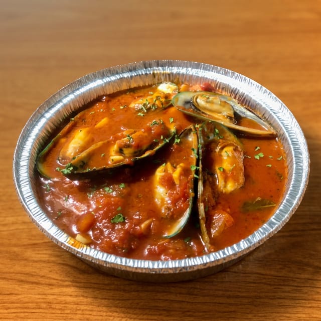 Mussels Marinara.